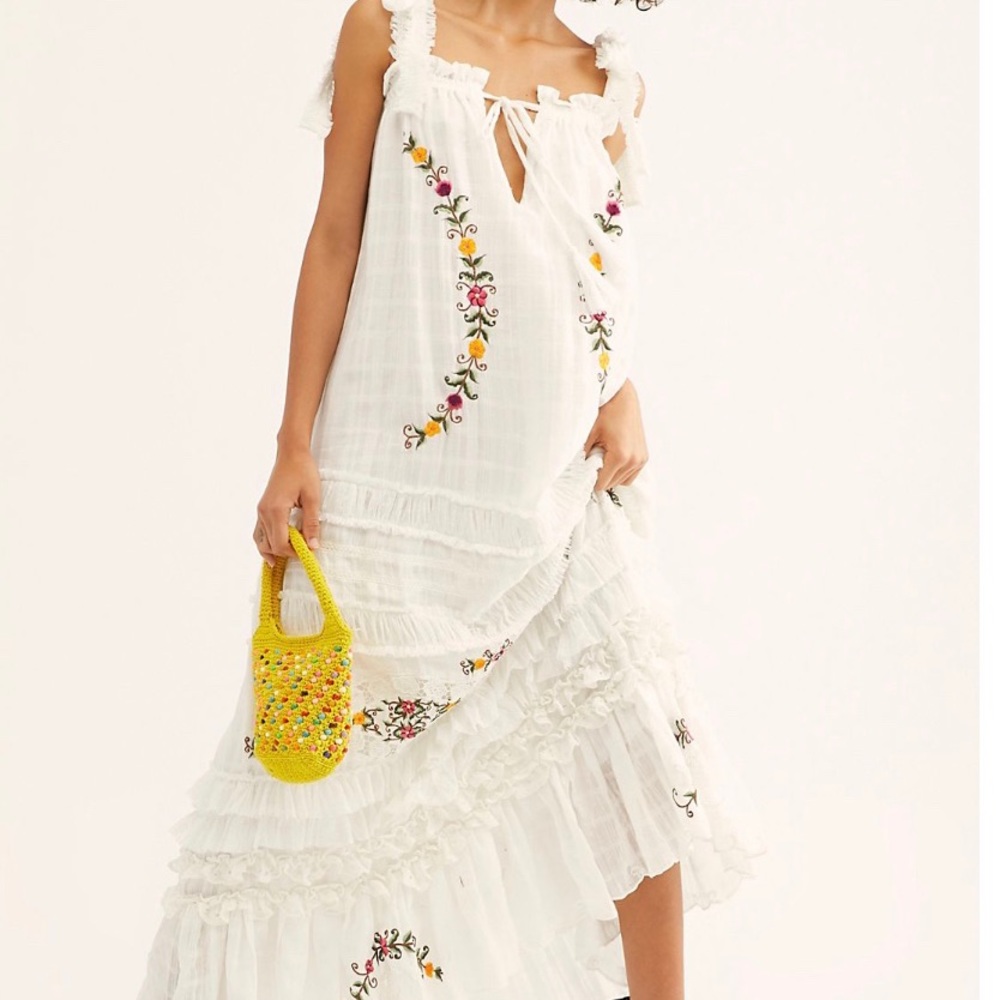 Xs charm your way maxi dress free people